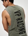 VP Racing Moss Verblasstes Herren-Singlet