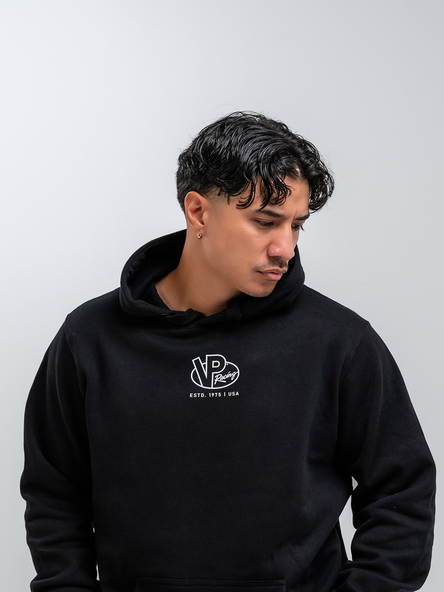 VP Racing - Est. 1975 Black & White Logo Hoodie