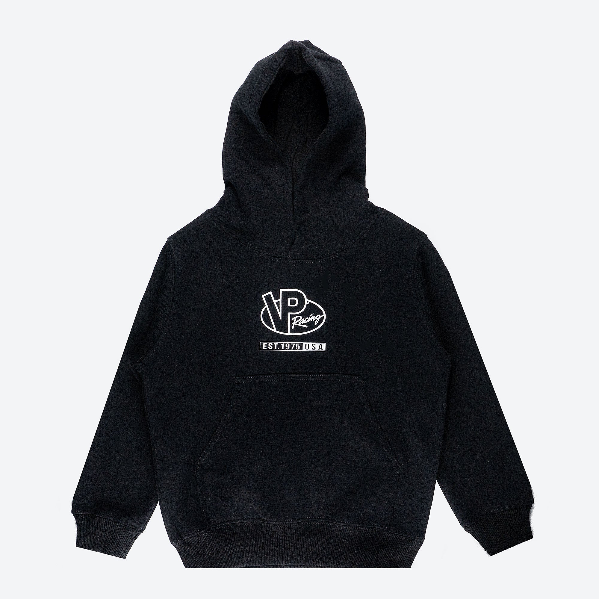 VP Racing Black White Logo Kids Hoodie