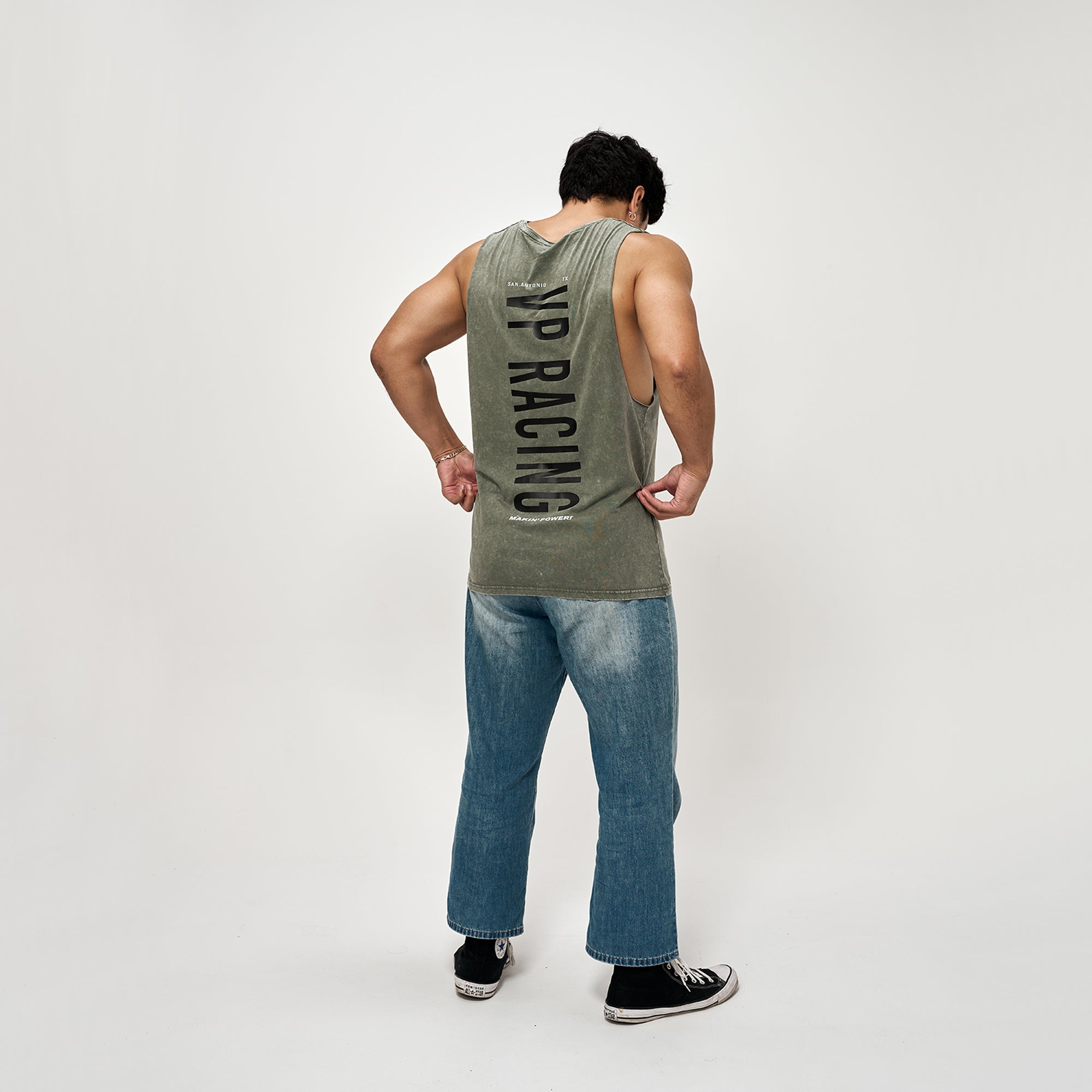 VP Racing Moss Faded Men&#39;s Singlet