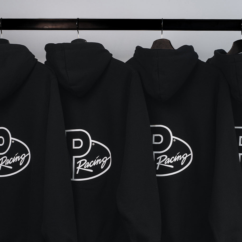 Vp Racing Merch VP Racing - Est. 1975 Black & White Logo Hoodie – VP Racing Fuels Australia